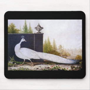 Tapis De Souris Peacock blanc