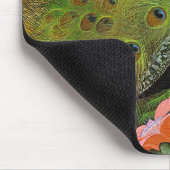Tapis De Souris Peacock bleu (Coin)