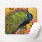 Tapis De Souris Peacock bleu (Avec souris)