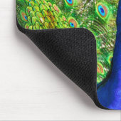 Tapis De Souris Peacock Bleu brillant (Coin)
