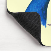 Tapis De Souris Peacock : bleu indien (Coin)