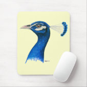 Tapis De Souris Peacock : bleu indien (Avec souris)