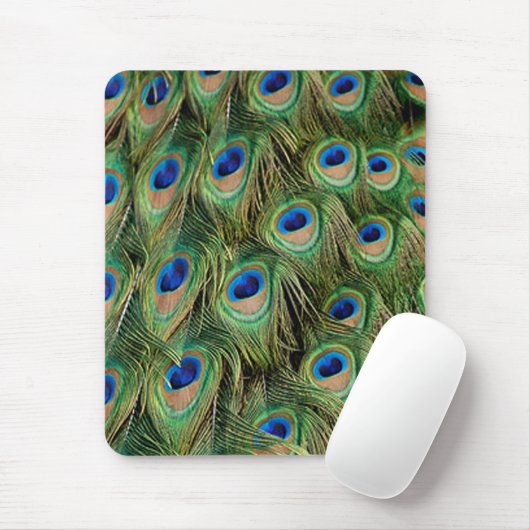 Tapis De Souris Peacock Mouse Pad (Avec souris)