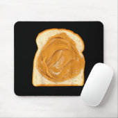 Tapis De Souris Peanut Butter On Bread Slice Costume Halloween Foo (Avec souris)