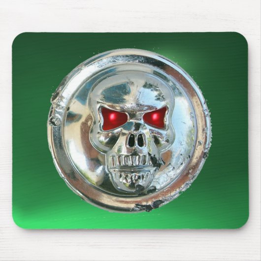 Tapis De Souris PEAU DE CHROME, Jade verte (Devant)