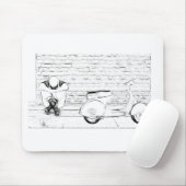 Tapis De Souris Peau de scooter (Avec souris)