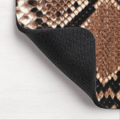 Tapis De Souris Peau de serpent à crotale diamant (Coin)