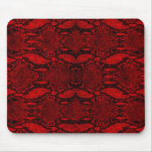 Tapis De Souris Peau de serpent rouge Imprimer 2 (Devant)