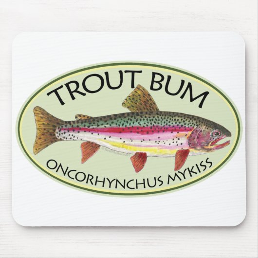 Tapis De Souris Pêche à la truite (Devant)