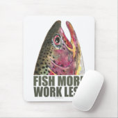 Tapis De Souris Pêche à la truite plus (Avec souris)