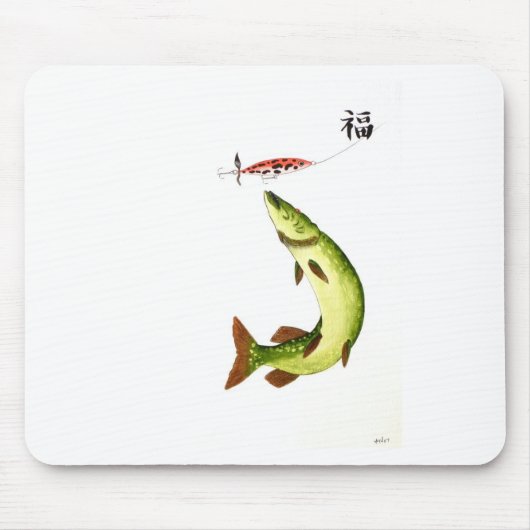 Tapis De Souris Pêche au brochet (Devant)
