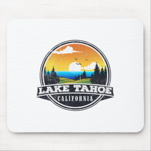 Tapis De Souris Pêche Bateau Camping - Vue sur le lac Lake Tahoe