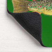 Tapis De Souris Pêche Brown à la truite (Coin)