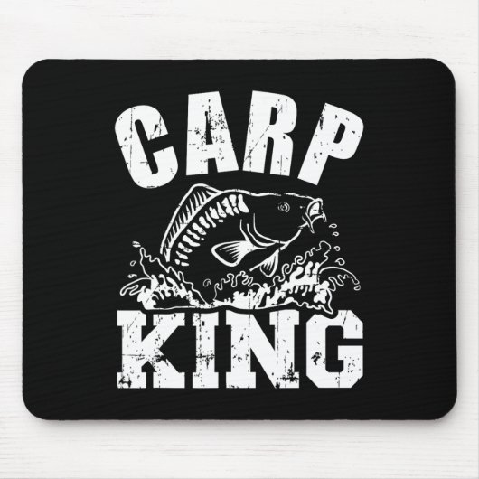 Tapis De Souris Pêche Carp King (Devant)