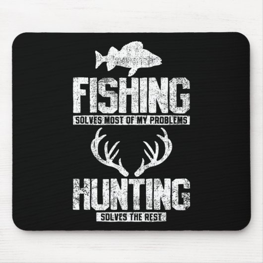 Tapis De Souris Pêche Chasse (Devant)