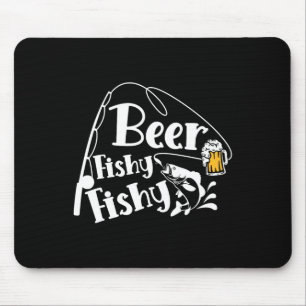 Tapis De Souris Pêche de la bière pêche amusante Pêche Alcool Love