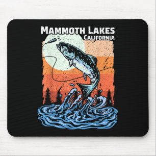 Tapis De Souris Pêche d'été Rétro Coucher de soleil Californie Mam