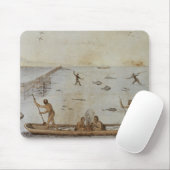 Tapis De Souris Pêche d'Indiens (Avec souris)