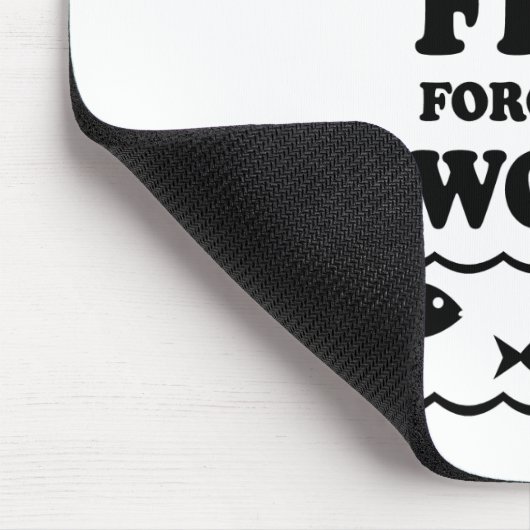 Tapis De Souris Pêche drôle (Coin)