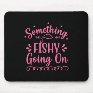 Tapis De Souris Pêche Est Quelque Chose De Poisson Qui Se Déroule