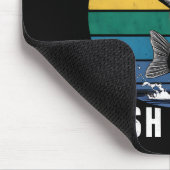 Tapis De Souris Pêche Même Jésus Avait Poisson Histoire Basse Pois (Coin)