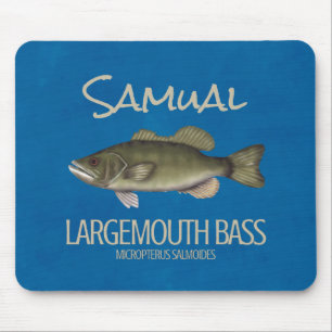 Tapis De Souris Pêche moderne Perche bouche grande Simple pêcheur
