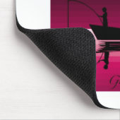 Tapis De Souris Pêcheur à  la ligne avide Mousepad (Coin)