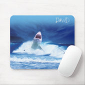 Tapis de souris pêcheur de requin (Avec souris)
