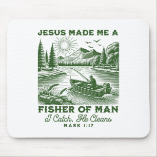 Tapis De Souris Pêcheur d'hommes Marc 117 Écriture chrétienne Jésu