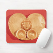 Tapis De Souris Pectoral avec les boucles d'oreille de port d'un (Avec souris)