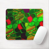 Tapis De Souris Pedaços de cores, círculos e formas arredondadas. (Avec souris)