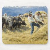 Tapis De Souris Peder Severin Kroyer - Threshing dans les Abruzzes (Devant)