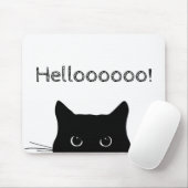 Tapis De Souris Peek-a-Boo Kitty Mousepad (Avec souris)
