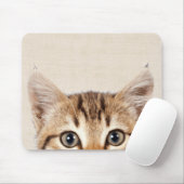 Tapis De Souris Peeking Kitty (Avec souris)