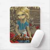 Tapis De Souris "Peignant le rouge" Mousepad de roses (Avec souris)