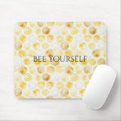 Tapis De Souris Peigne jaune or (Avec souris)