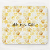 Tapis De Souris Peigne jaune or (Devant)