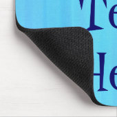 Tapis De Souris Peint en bleu (Coin)