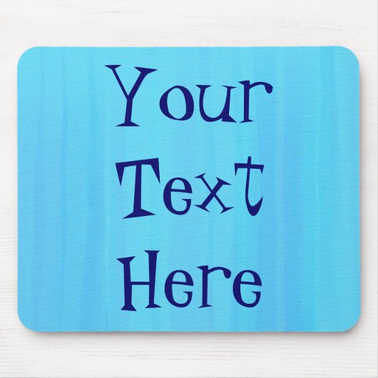 Tapis De Souris Peint en bleu (Devant)