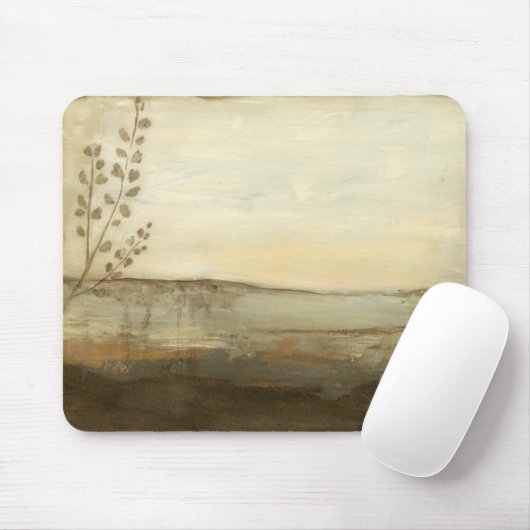 Tapis De Souris Peinture à l'huile de paysage moderne Sunset (Avec souris)