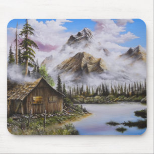 Tapis De Souris Peinture à l'huile de solitude d'été par David
