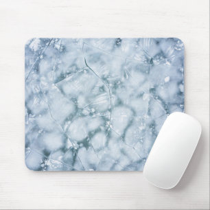Tapis De Souris Peinture à l'huile de surface de glace fissurée (s