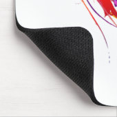 Tapis De Souris Peinture à papillon exotique Abstraite (Coin)