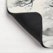 Tapis De Souris Peinture Abstraite à l'encre de l'arbre (Coin)