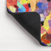 Tapis De Souris Peinture Abstraite colorée (Coin)