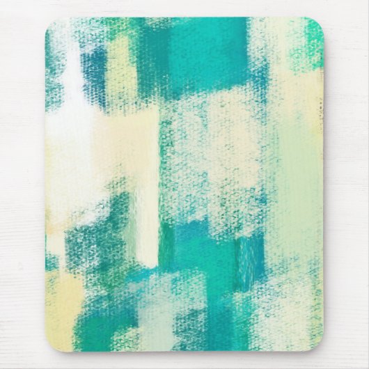 Tapis De Souris Peinture Abstraite | Couleurs Dynamiques (Devant)