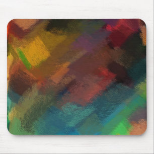 Tapis De Souris Peinture Abstraite   Couleurs dynamiques 3