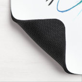 Tapis De Souris Peinture Abstraite de perroquets sauvages (Coin)