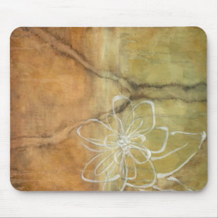 Tapis De Souris Peinture abstraite de silhouette sur l'arrière -