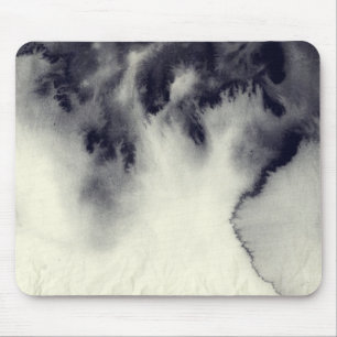 Tapis De Souris Peinture abstraite d'encre sur la texture de